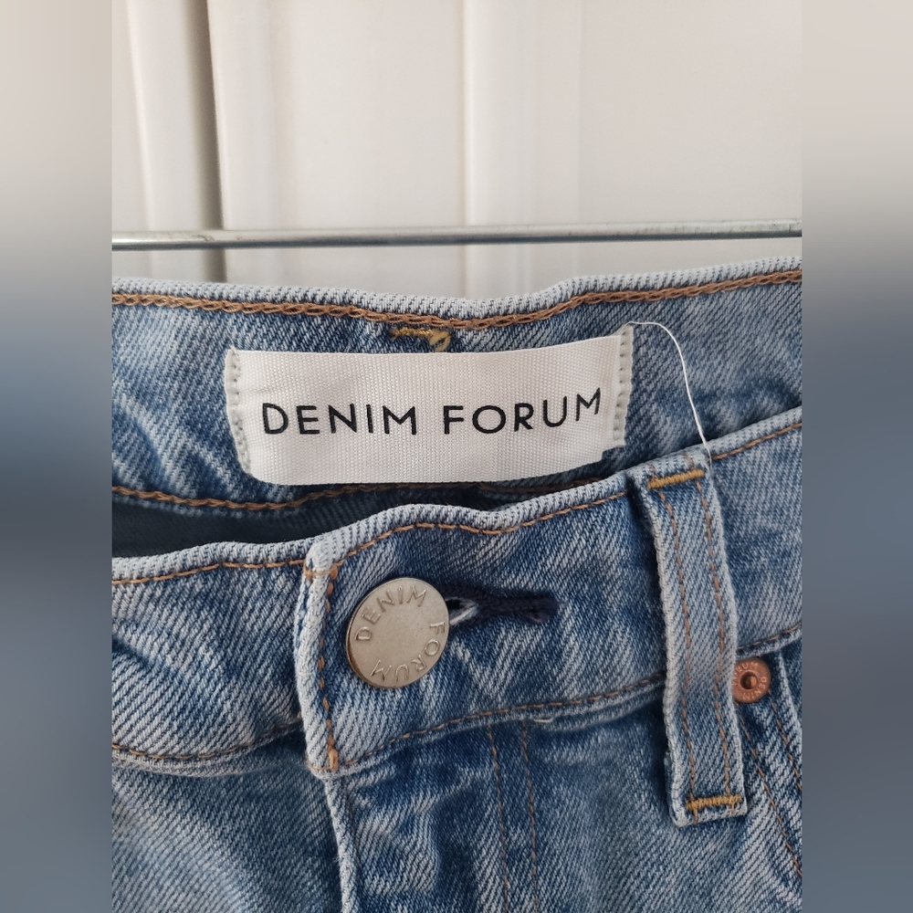 Denim Forum High Rise Light Blue Jeans - Picture 10 of 13